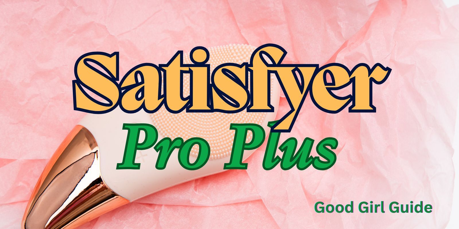 A Satisfyer Pro Plus Vibratior