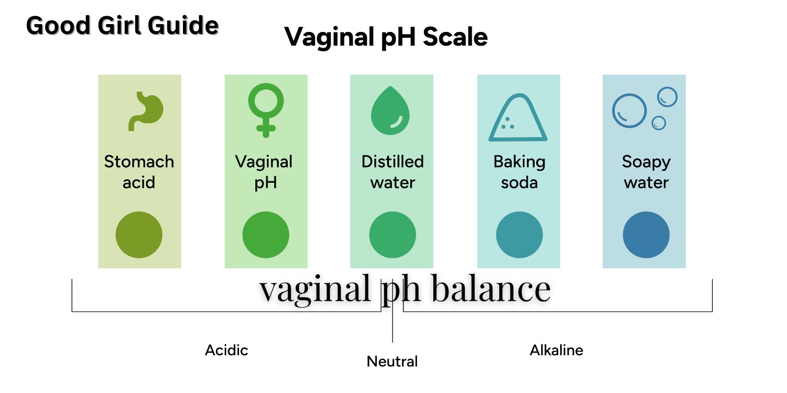 vaginal ph balance | Good Girl Guide vaginal pH cycle